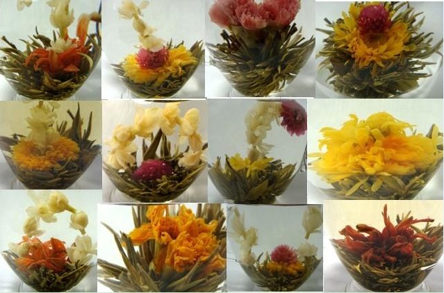 Organic Blooming tea, flowering tea