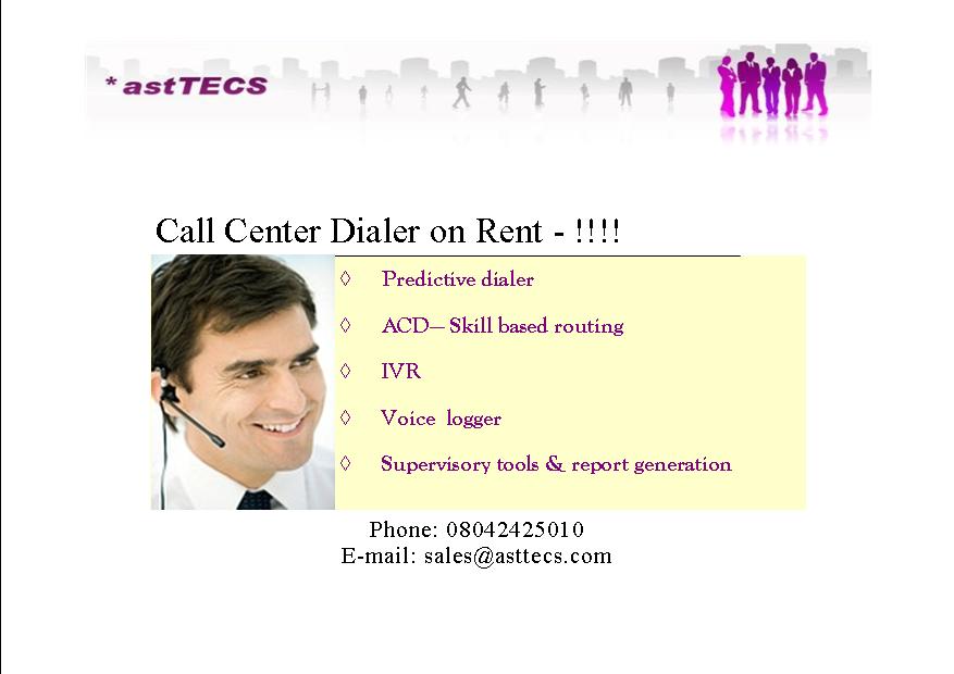 Call Center Dialer On Rental