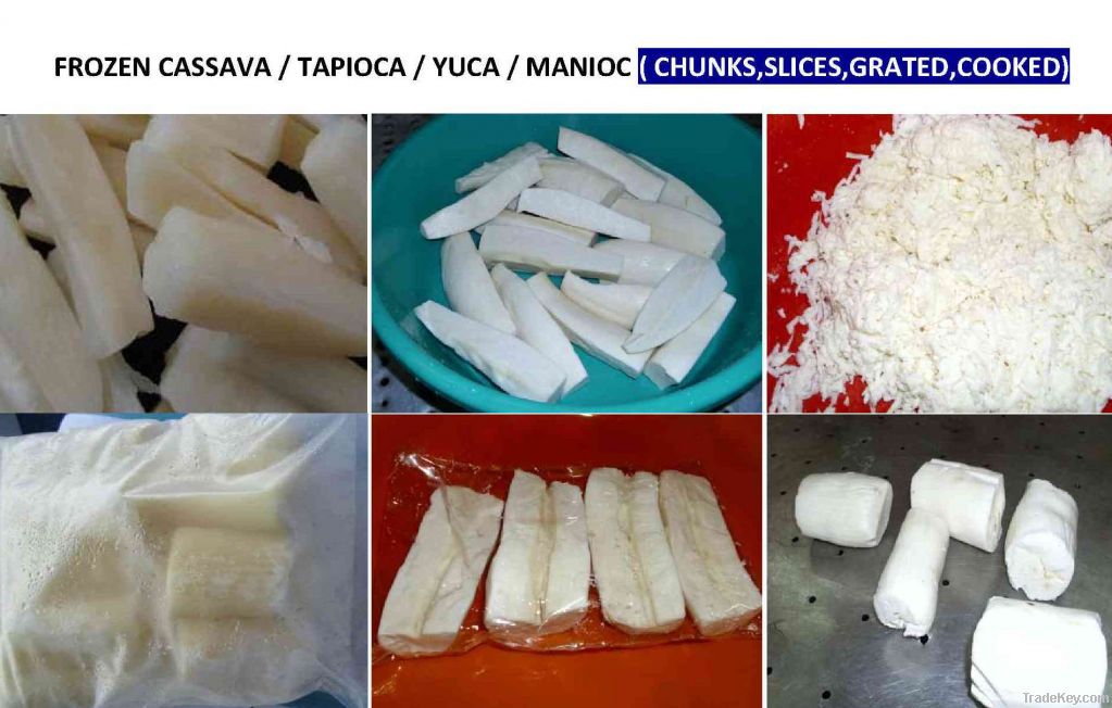 frozen tapioca , cassava