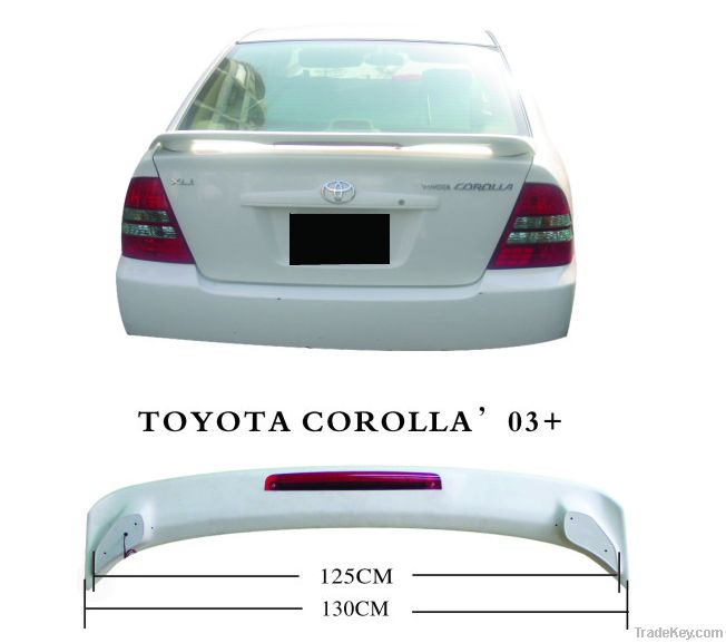 ABS rear spoiler for Corolla 2003-2005