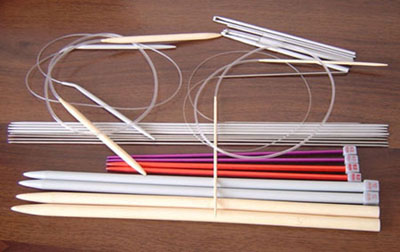 Knitting needles