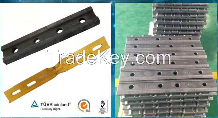 BS80 BS60 Rail Fish Plate Rail joint bar rail splice bar