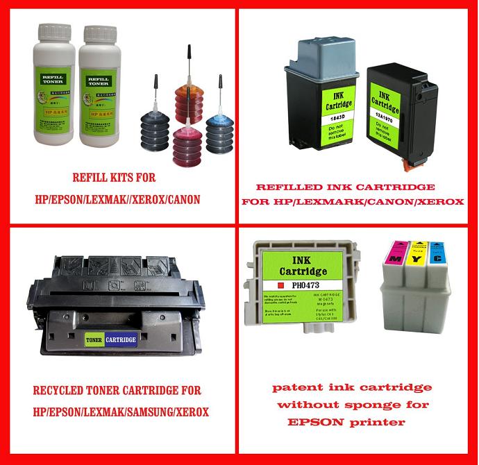 Inkjet Cartridge, Toner Cartridge, CISS, Refill Ink, Toner Cartridge