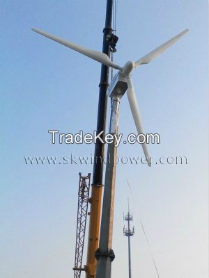 low noise wind turbine