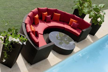 Round Sofa Set