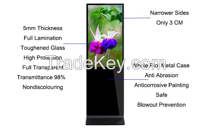 Lcd Digital Advertising Display Screen Signage For Advertisements 