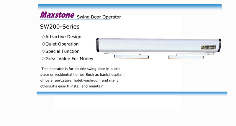 swing gate operator, door opener