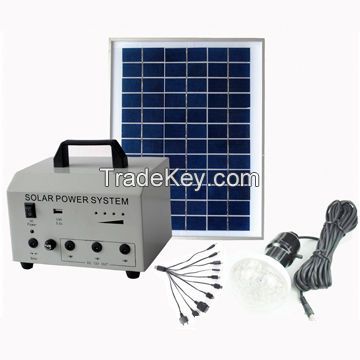 Solar Home Lighting System with Phone Charger