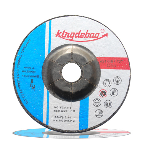 T27 depressed center grinding wheel for metal