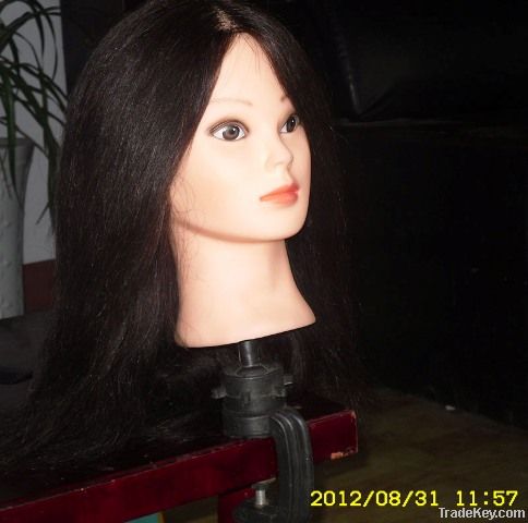 Cheap Synthetic Hair Manikin head(mannequin head) for Salon and School