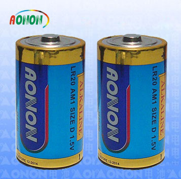 Size D Alkaline Battery LR20