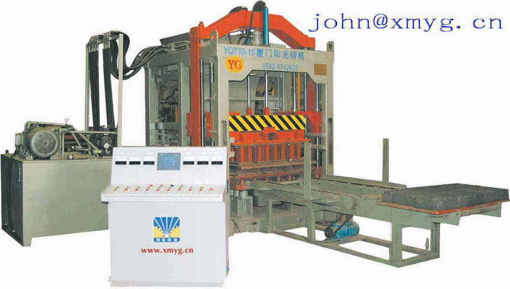 YQT10-15 hollow block making machine