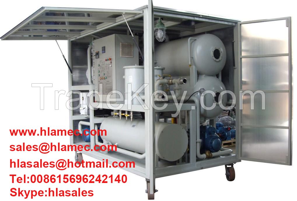 Vacuum Transformer Oil Dehydration Plant