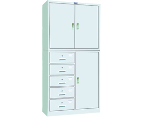 3-door 5-drawer cabinet