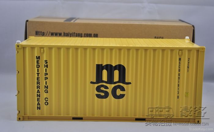 1:20 shipping container model MSC