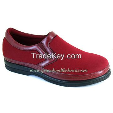 spandex vamp women comfort shoe benefit for flat foot , wide foot , diabetics  (9611087)