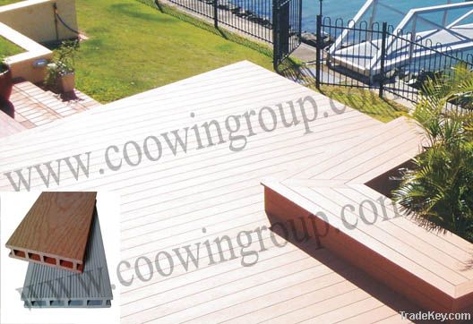 Wood composite flooring