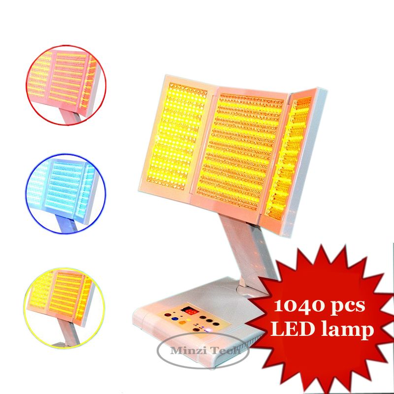 High LED lamp density, 1040pc, Portable PDT photodynamic LED light therapy equipment