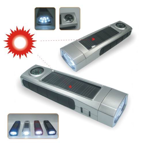 Solar Led flashlight