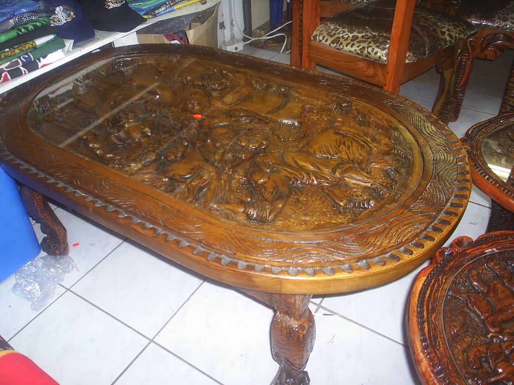 Carved dining room suite