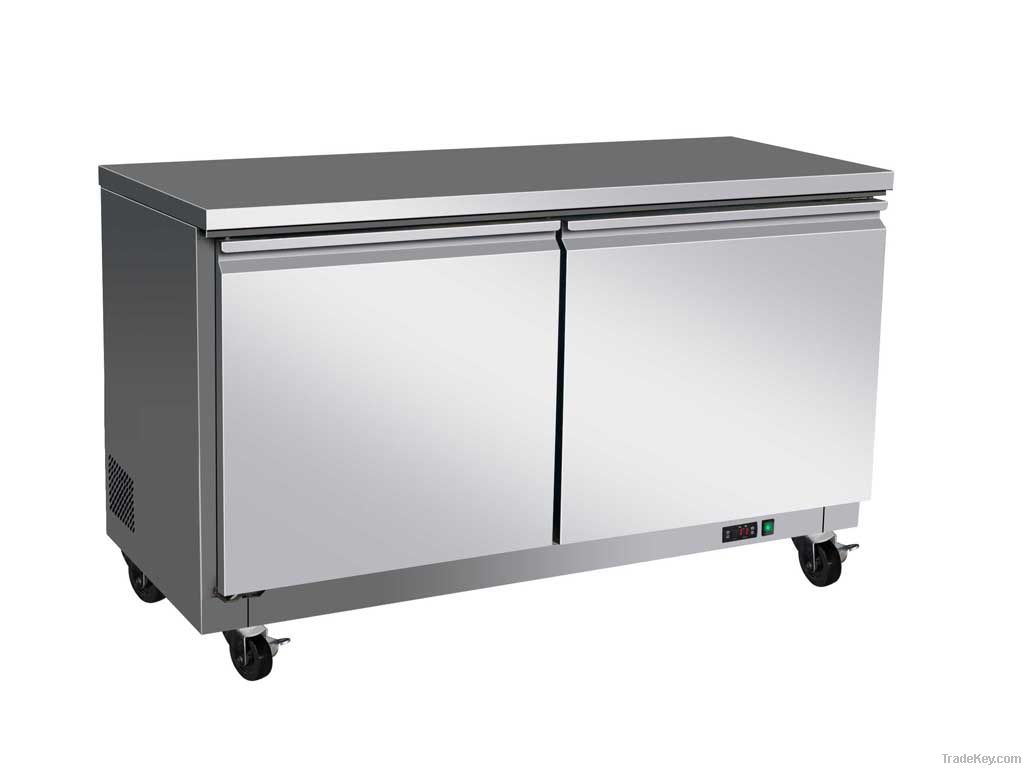 Stainless steel Undercounter refrigerator and freezer