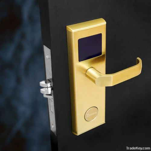 Hotel key card lock