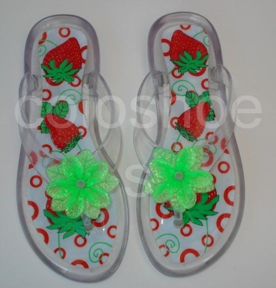 Jelly series woman slipper, flip flops, sandal, other shoes