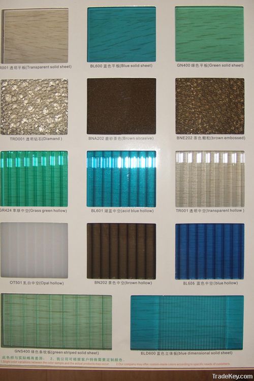 Polycarbonate Hollow Sheets