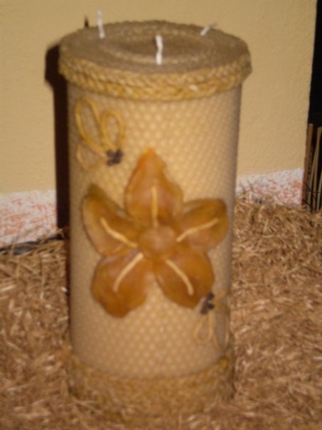 handgemachte bienenwachs kerzen von BABISART SHOP