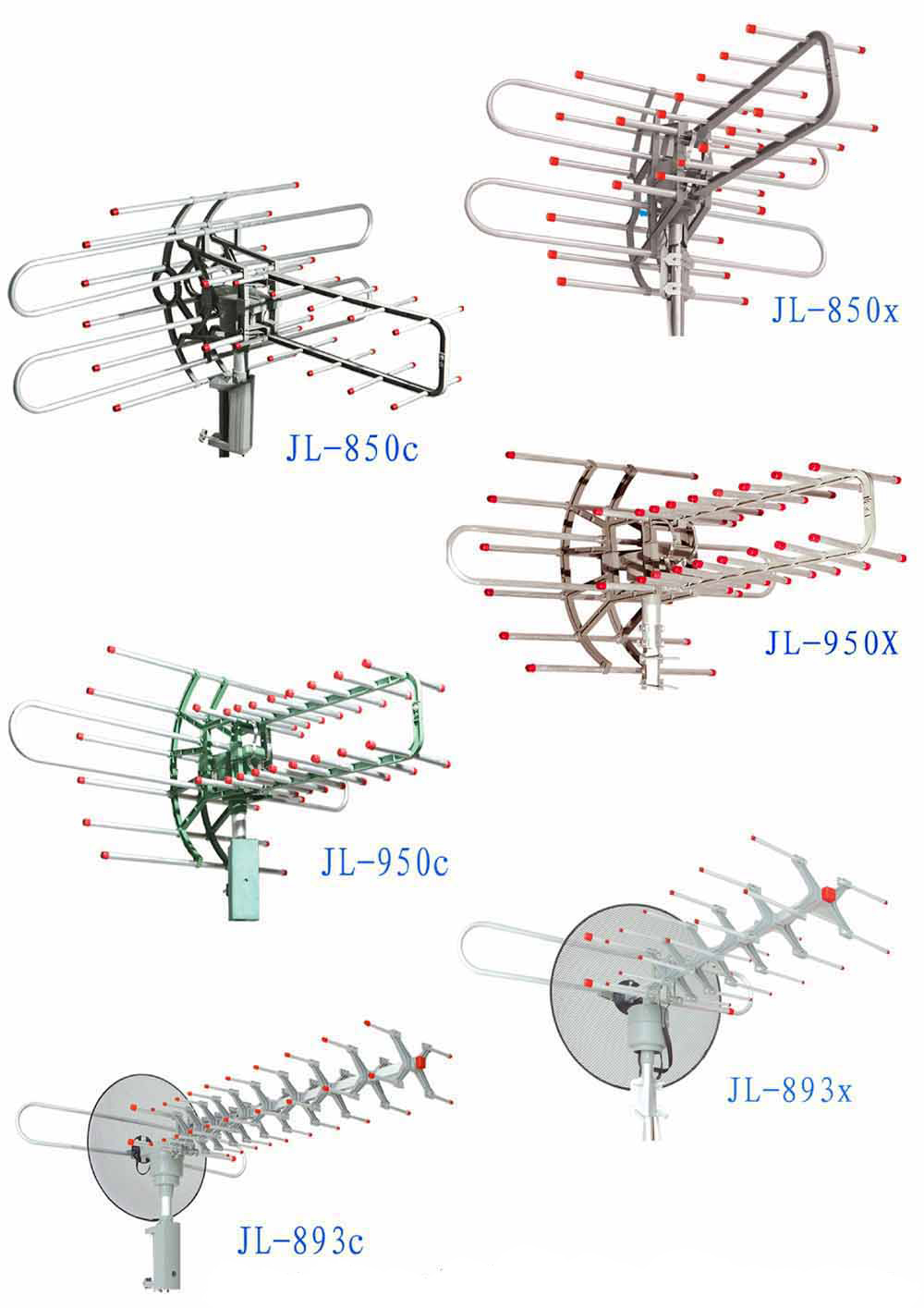 High Gain Remote Controlled Rotatable Outdoor Antenna