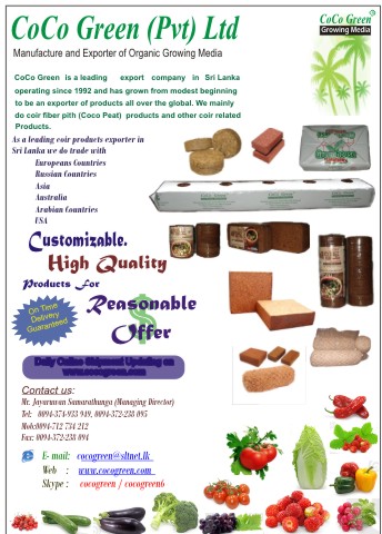 Coir Fiber Pith Products