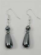 Magnetic Hematite Earring