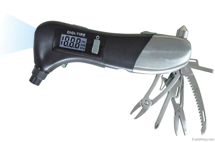 9-in-1 Multi-tool Digital Tire Gauge