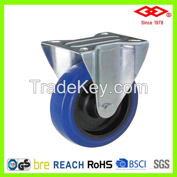 125mm Elastic rubber caster