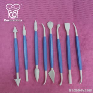 Fondant cake decorating tools(8pcs modeling tools set)