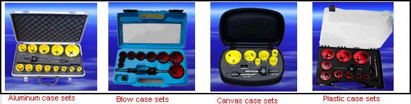 Bi-metal hole saw sets