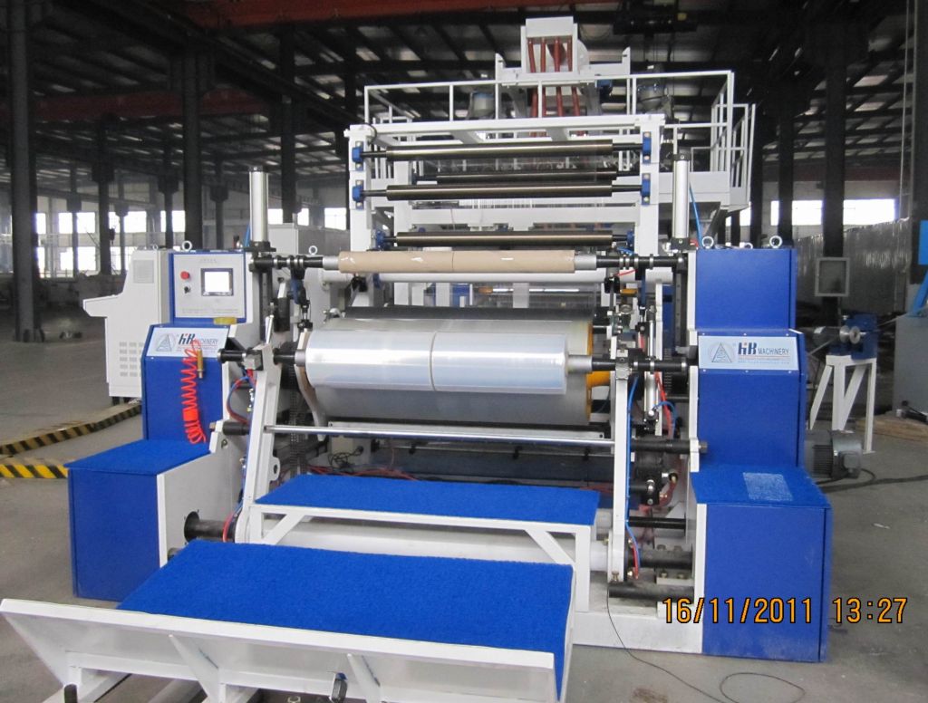 1000MM Three layer co-extrusion Cast PE Stretch Film Line