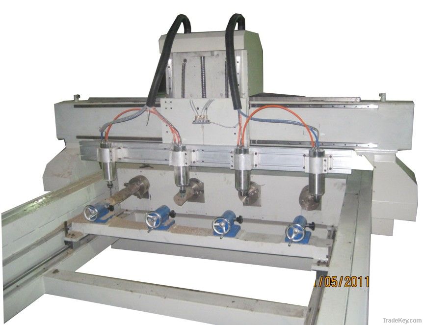 wood cnc router with multi-spindles(skype:bryant816)