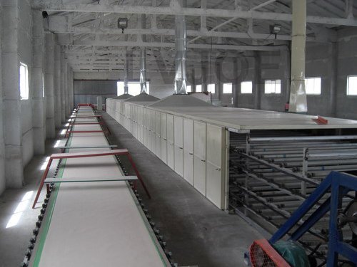 Gypsum board production line