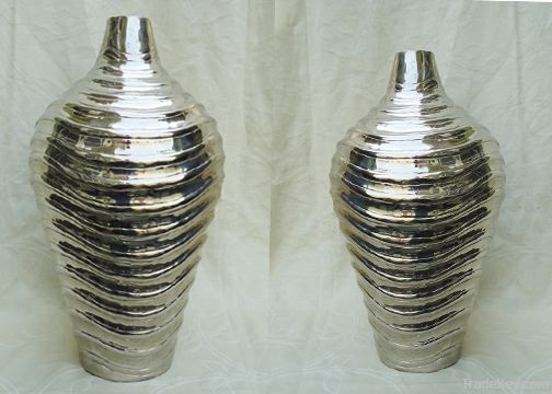 metal vase