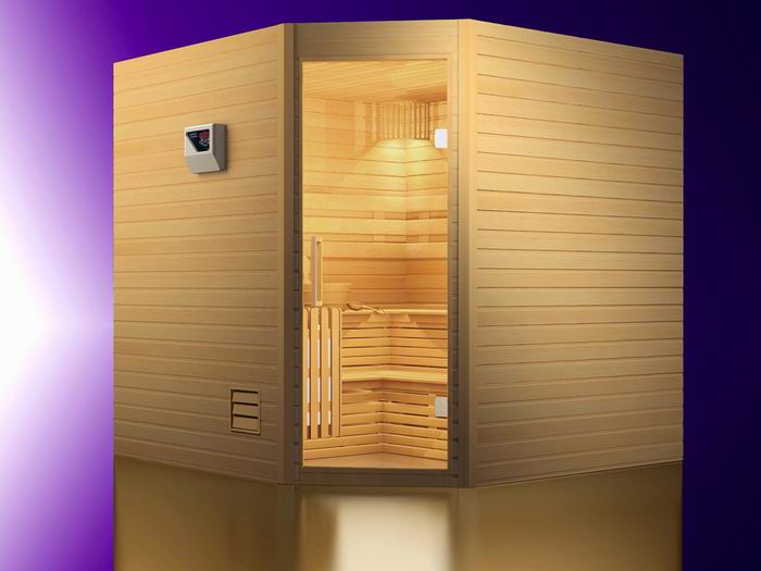 Traditional steam Sauna Room