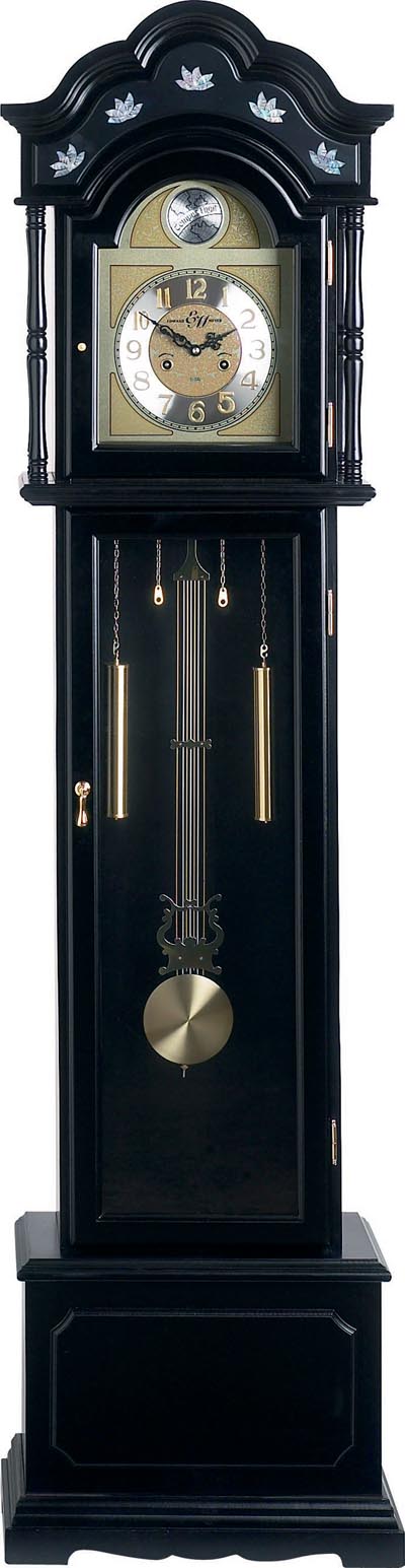 Edward MeyerTM Grandfather Clock with black finish