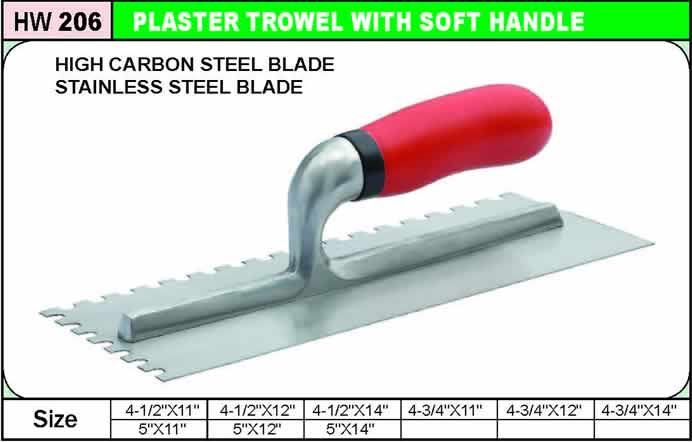 plastering trowel