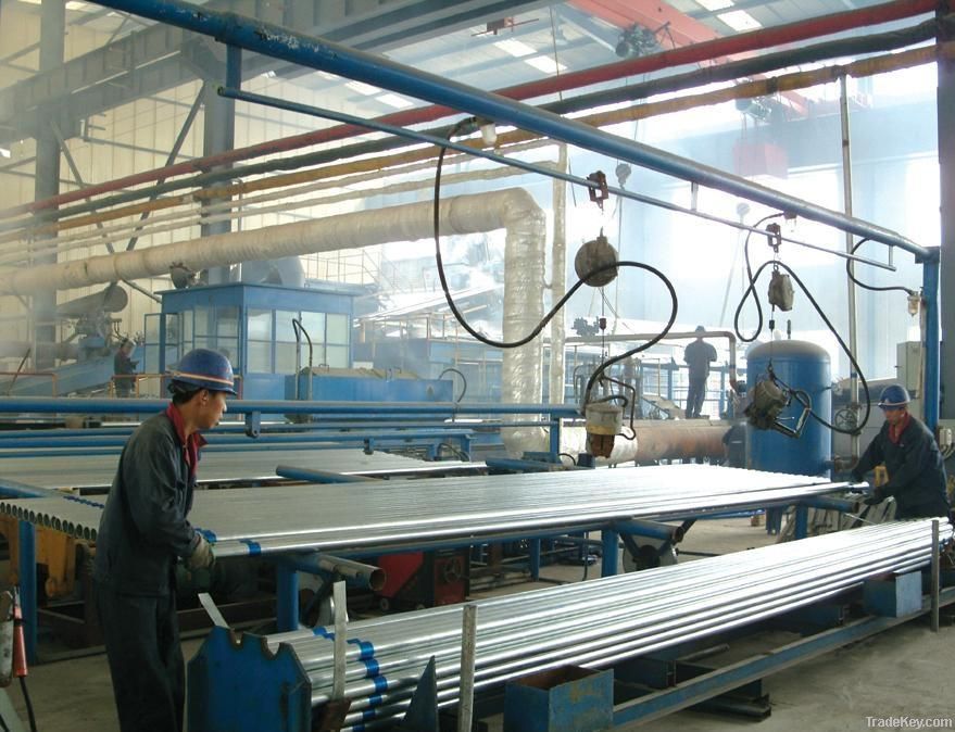 pipe tube galvanizing plant