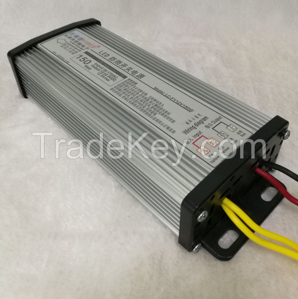  12V 60W /100W /150W / 200W/ 400W Switching Power Supply for LED Rain-Proof   