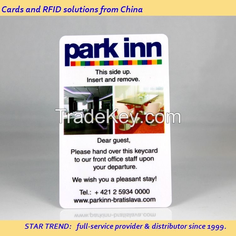 ST-16002 | Magnetic Stripped Hotel Key Card | Plastic Key Card