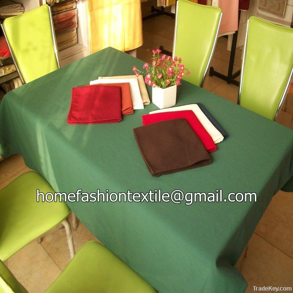 100%spun polyester table cloth