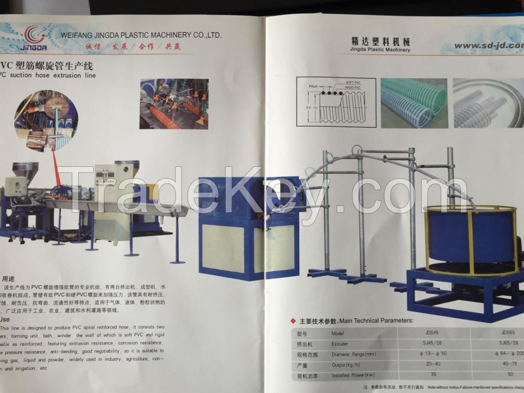 PVC suction hose machinery