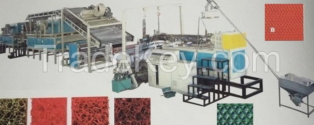 plastic cushion carpet machinery