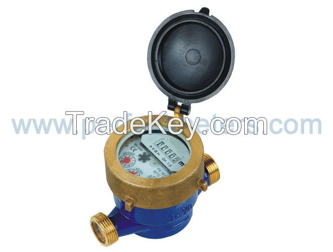 Brass Single Jet Liquid-filled Type Water Meter (15mm, 20mm)